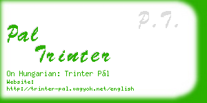 pal trinter business card